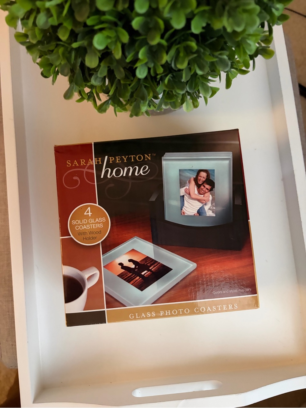 Glass Photo Coasters - Clear (3)